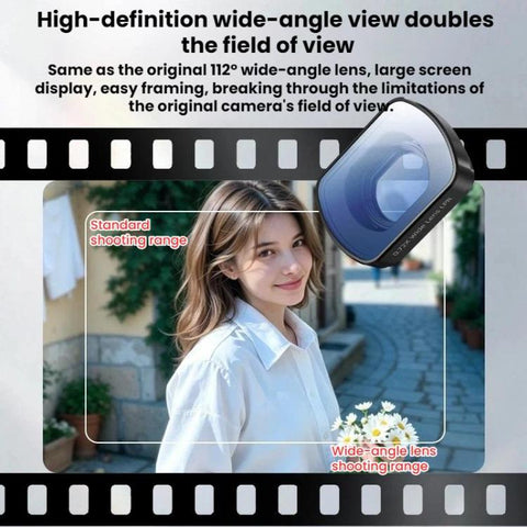 For DJI Osmo Pocket 3 / 4 BRDRC Filter Extension Lens Widening Filter Accessory, Beauty Filter, Whitening Filter