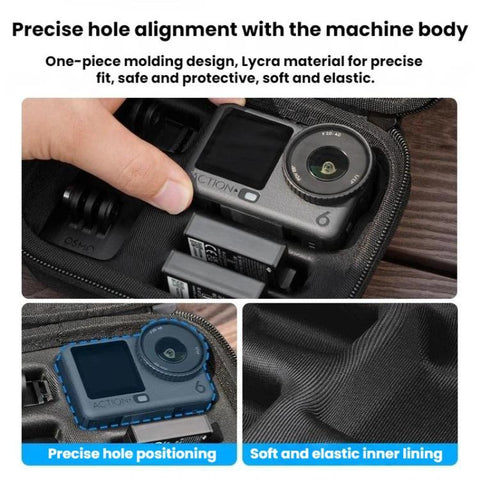 For DJI Osmo Action 6 / 5 Pro / 4 BRDRC Portable Camera Accessory Carrying Case