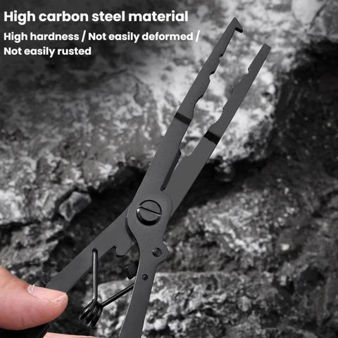 Extended Lure Pliers Hook Remover Line Cutter Outdoor Multi-Function Fishing Pliers