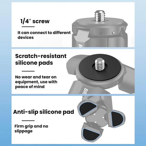 For DJI Osmo Pocket 4 / 3 / Insta360 X5 BRDRC Tripod Magnetic Mount