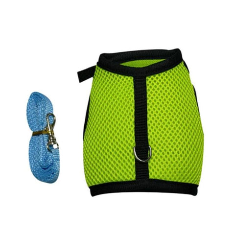 Rabbit Ferret Harness & Leash Small Pet Vest-Style Harness Leash, S, M, L