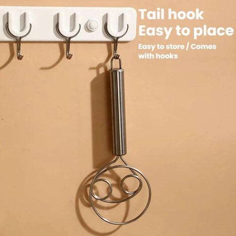 Stainless Steel Whisk Double-Coil Manual Cream Whisk, LsCook