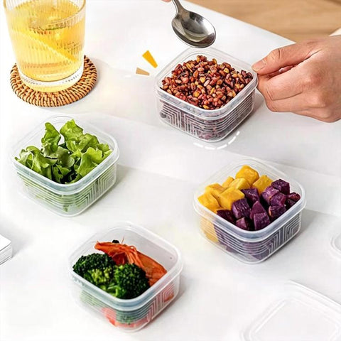 Kitchen Refrigerator Storage Container Food-Grade Freezer Box, LsCook Square PP5