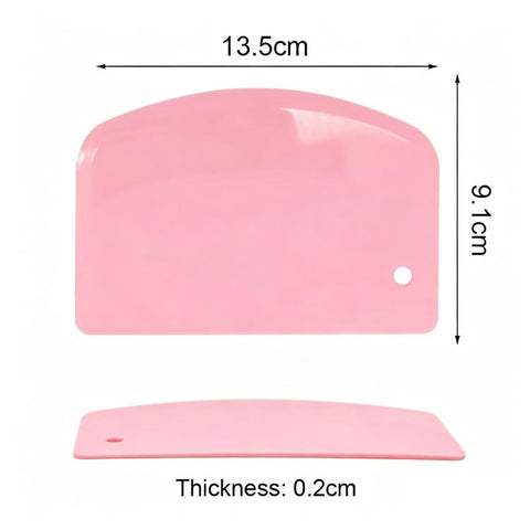 LsCook Plastic Slicer Baking Spatula Thick Dough Scraper