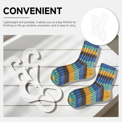 Acrylic Handmade Socks Maker Holder Sock Storage Rack, 1pc, 2pcs