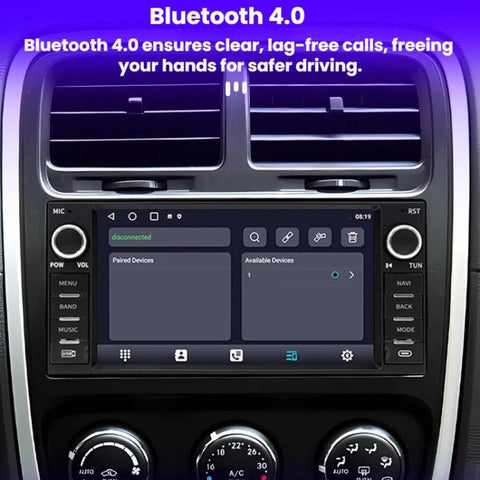 7 Inch Navigation GPS Reversing Car Radio Carplay For Dodge / Jeep / Chrysler, Quad-core 2GB+32GB, Quad-core 2GB+64GB, Octa-core 4GB+64GB, Octa-core 6GB+128GB