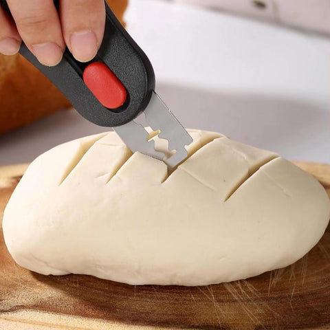 LsCook 6-Piece Set Magnetic Fridge Magnet Bread Scoring Knife