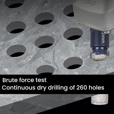 M10 Angle Grinder Hole Saw Glass Stone Hole Enlargement Trimming Head, 6MM, 8MM, 10MM, 12MM