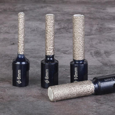 M10 Angle Grinder Hole Saw Glass Stone Hole Enlargement Trimming Head, 6MM, 8MM, 10MM, 12MM