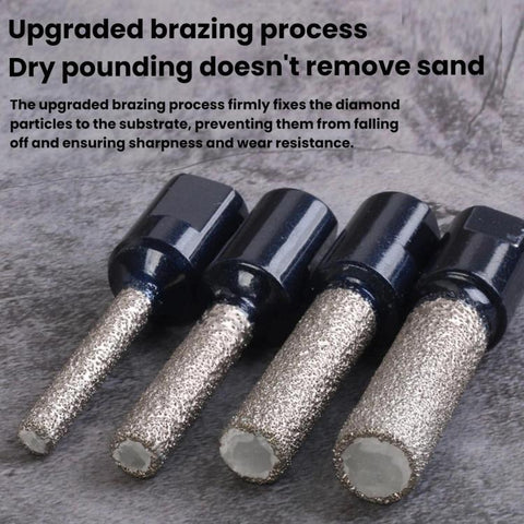 M10 Angle Grinder Hole Saw Glass Stone Hole Enlargement Trimming Head, 6MM, 8MM, 10MM, 12MM