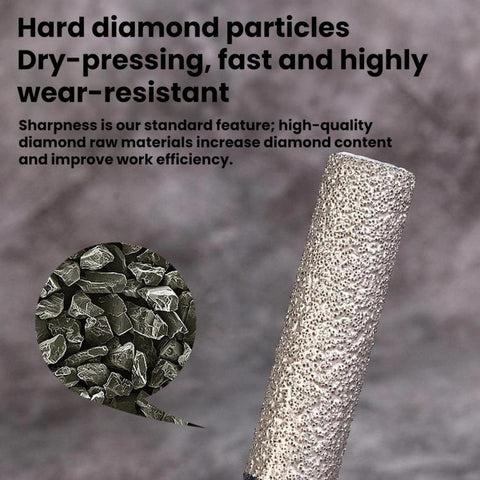 M10 Angle Grinder Hole Saw Glass Stone Hole Enlargement Trimming Head, 6MM, 8MM, 10MM, 12MM