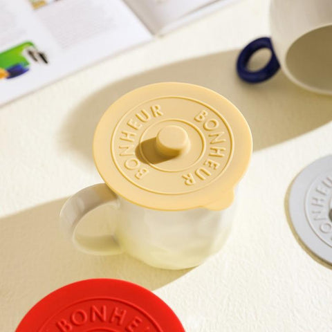 LsCook 3-Piece Set Food-grade Silicone Lid Dust-proof Anti-spill Round Universal High-Temperature Resistant Lid