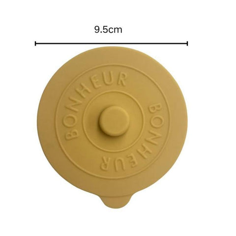 LsCook 3-Piece Set Food-grade Silicone Lid Dust-proof Anti-spill Round Universal High-Temperature Resistant Lid