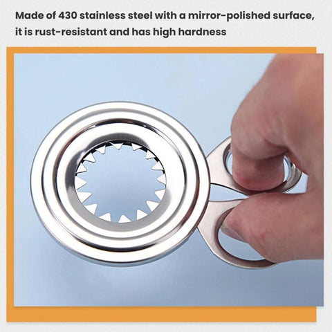 Stainless Steel Egg Cracker Handheld Household Egg Peeler, LsCook