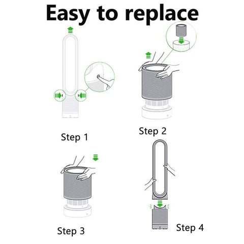 Replacement Filter For Dyson TP00 TP01 TP02 TP03 BP01 AM11 Air Purifiers and Fans