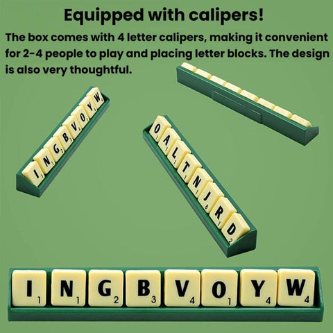Spelling Chess Toy Multiplayer Alphabet Spelling Board Game, Small, Big