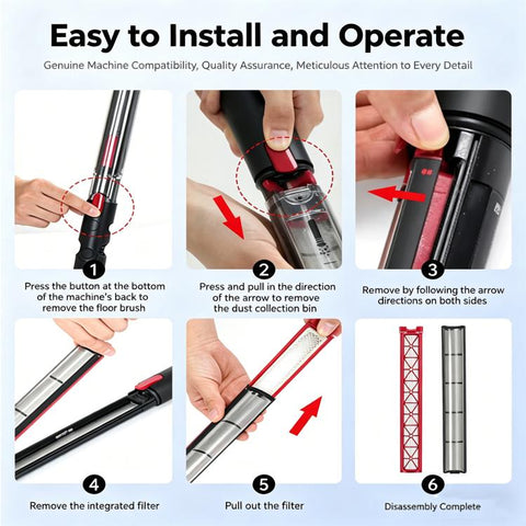 Replacement Filter For Dyson PencilVac Fluffycones / SV50 Cleaner, Filter