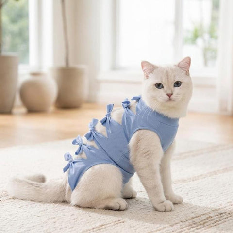Breathable Anti-Licking Cat Sterilization Surgery Suit, Pet Weaning Anti-Harassment Clothes, S, M, L