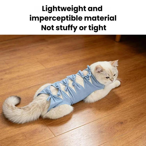Breathable Anti-Licking Cat Sterilization Surgery Suit, Pet Weaning Anti-Harassment Clothes, S, M, L