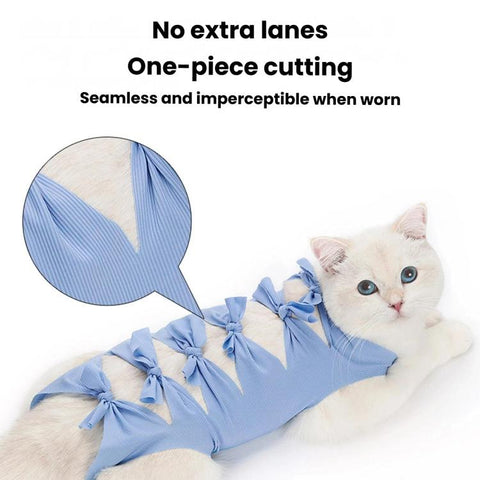 Breathable Anti-Licking Cat Sterilization Surgery Suit, Pet Weaning Anti-Harassment Clothes, S, M, L
