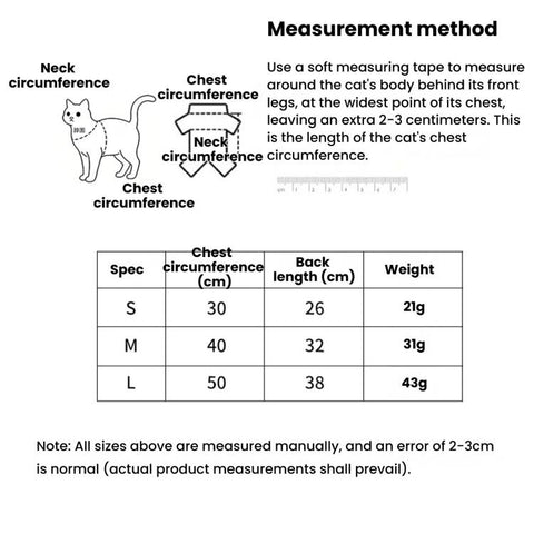 Breathable Anti-Licking Cat Sterilization Surgery Suit, Pet Weaning Anti-Harassment Clothes, S, M, L