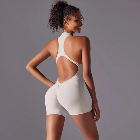 High-Intensity Tight-Fitting Backless Bodysuit/Yoga Wear, S, M, L