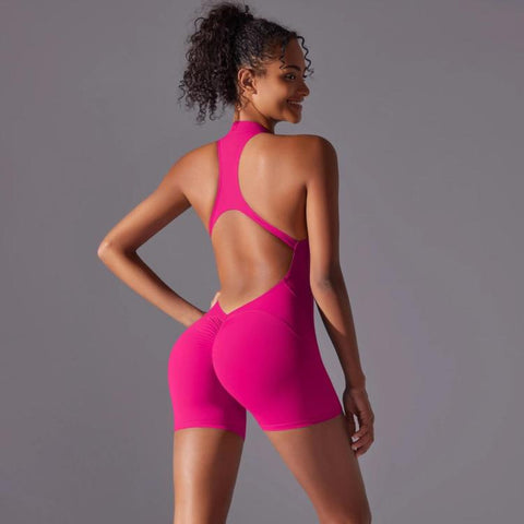 High-Intensity Tight-Fitting Backless Bodysuit/Yoga Wear, S, M, L