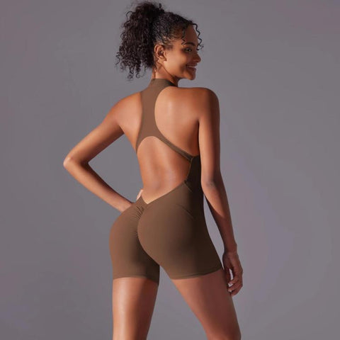 High-Intensity Tight-Fitting Backless Bodysuit/Yoga Wear, S, M, L