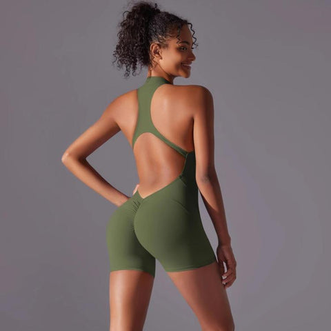 High-Intensity Tight-Fitting Backless Bodysuit/Yoga Wear, S, M, L