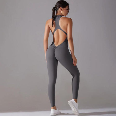 Long High-intensity Tight-fitting Backless Bodysuit/Yoga Wear, S, M, L