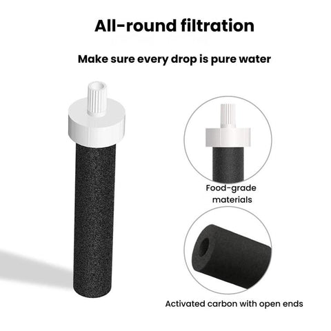 For BRITA BB06 Sports Water Bottle Filter Activated Carbon Water Purifier Filter Cartridge