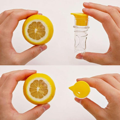 LsCook 2-Piece Set Lemon Manual Juicer