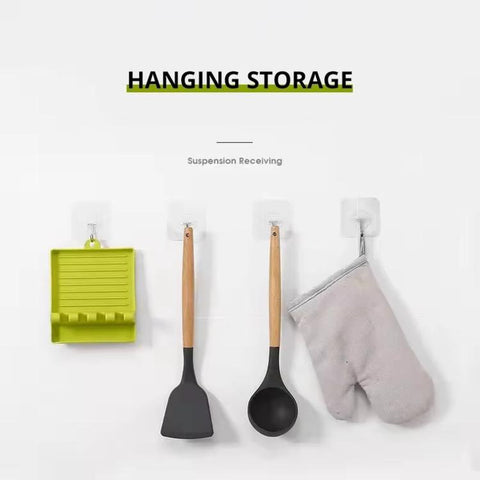 LsCook Kitchen Spatula Holder Storage Rack Multifunctional Utensil Organizer Drainer