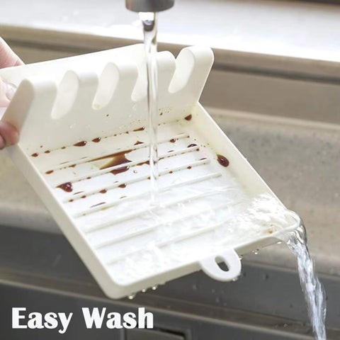 LsCook Kitchen Spatula Holder Storage Rack Multifunctional Utensil Organizer Drainer
