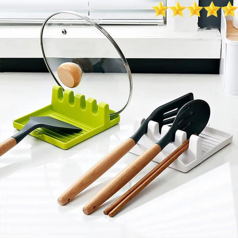 LsCook Kitchen Spatula Holder Storage Rack Multifunctional Utensil Organizer Drainer