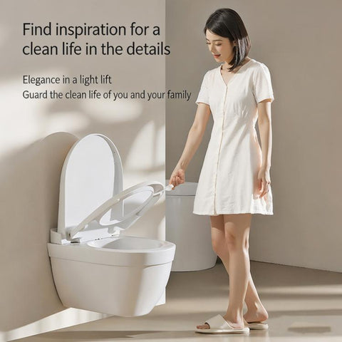 Toilet Seat Lifter Handle Adjustable Sanitary Toilet Lid Lifter For Bathroom Hygiene, Anti-Dirty No-Touch Toilet Cover Handle