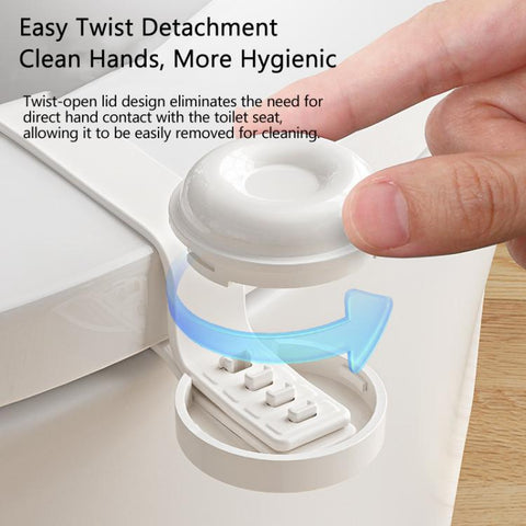 Toilet Seat Lifter Handle Adjustable Sanitary Toilet Lid Lifter For Bathroom Hygiene, Anti-Dirty No-Touch Toilet Cover Handle