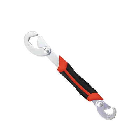 Universal Multi-Function Wrench 8-inch Adjustable Quick Spanner for 6-22mm Nuts & Bolts, Self-Adjusting Pipe Wrench for Plumbing, Repair, Automotive, Small