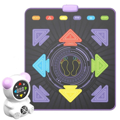 Home Sports Kids Light-Up Dance Mat, Wireless Musical Fitness Dance Machine