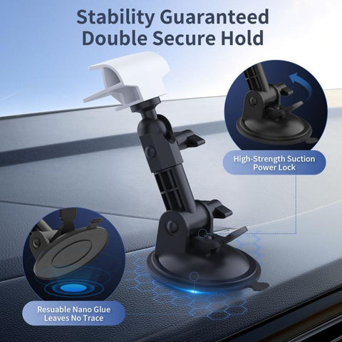 For Starlink Mini Device Center Console Car Mount, S2066 White