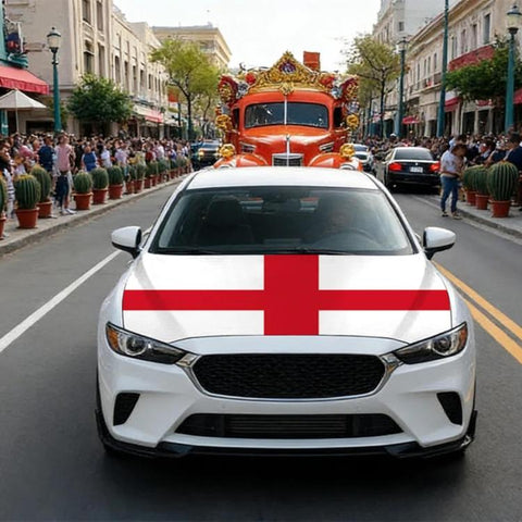 USA-Canada-Mexico World Cup Cheering Flag Dustproof Car Cover, Mexico, Canada, United States, Brazil, Argentina, France, Germany, Belgium, Saudi Arabia, South Korea, Ghana, Portugal, United Kingdom, Australia, Japan, Paraguay, Turkey, England, Switzerl...