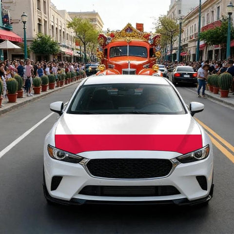 USA-Canada-Mexico World Cup Cheering Flag Dustproof Car Cover, Poland, Scotland, Denmark, Ecuador, Senegal, Cape Verde, Colombia, Costa Rica, Haiti, Netherlands, Croatia, Cura?ao, Peru, Morocco, South Africa, Norway, Sweden, Serbia, Algeria, Tunisia   ...