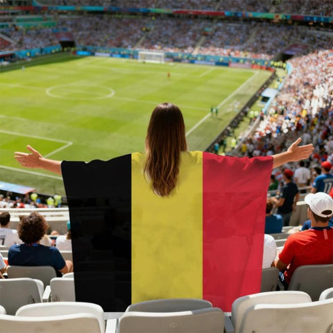 USA-Canadian-Mexican World Cup Fans Capes Flags, Argentina, Australia, Brazil, Belgium, Denmark, Germany, Ecuador, France, Colombia, Netherlands, Canada, Croatia, United States, Mexico, Norway, Portugal, Switzerland, Senegal, Turkey, Uruguay, Spain, It...