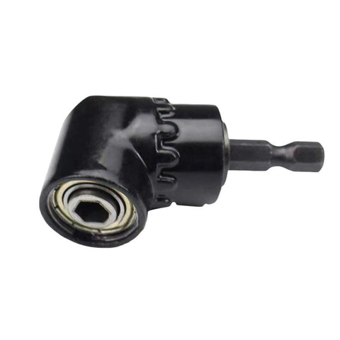 105 Degree Angle Drill Attachment 1/4 Inch Hex Shank Magnetic Angle Driver Adapter, Screwdriver Corner Tool