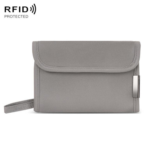 FRID Anti-Skimming Card Holder Multi-Functional Coin ID Pouch