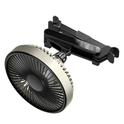 Car Rear Headrest Silent Three-speed Adjustable Cooling Fan