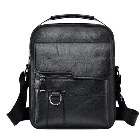 Men Large-Capacity Handheld & Crossbody Bag, Casual Vertical Briefcase