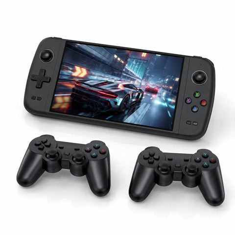 SJGAM M27 Handheld Gaming Console 7 Inch 3D Large Screen HD Portable Console, 64GB, 128GB, 256GB, 64GB+2pcs Game Controller, 128GB+2pcs Game Controller, 256GB+2pcs Game Controller