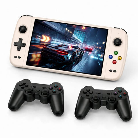 SJGAM M27 Handheld Gaming Console 7 Inch 3D Large Screen HD Portable Console, 64GB, 128GB, 256GB, 64GB+2pcs Game Controller, 128GB+2pcs Game Controller, 256GB+2pcs Game Controller