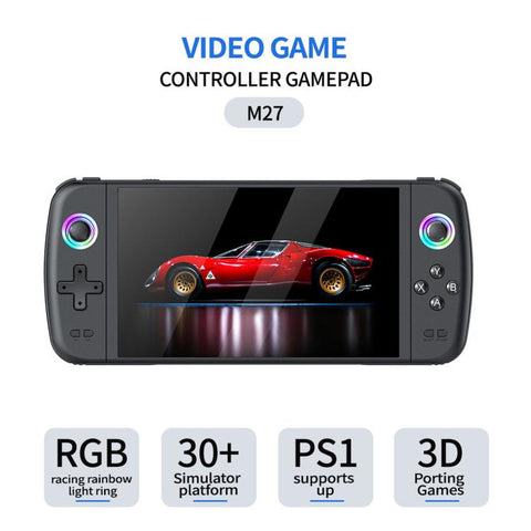 SJGAM M27 Handheld Gaming Console 7 Inch 3D Large Screen HD Portable Console, 64GB, 128GB, 256GB, 64GB+2pcs Game Controller, 128GB+2pcs Game Controller, 256GB+2pcs Game Controller